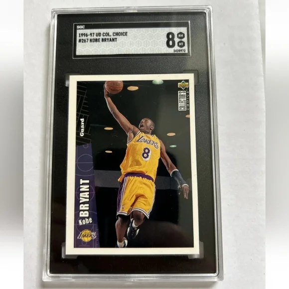 Upper Deck | Toys | Graded 8 Kobe Bryant Upper Deck Collectors Choice Rookie  267 Near Mint | Poshmark